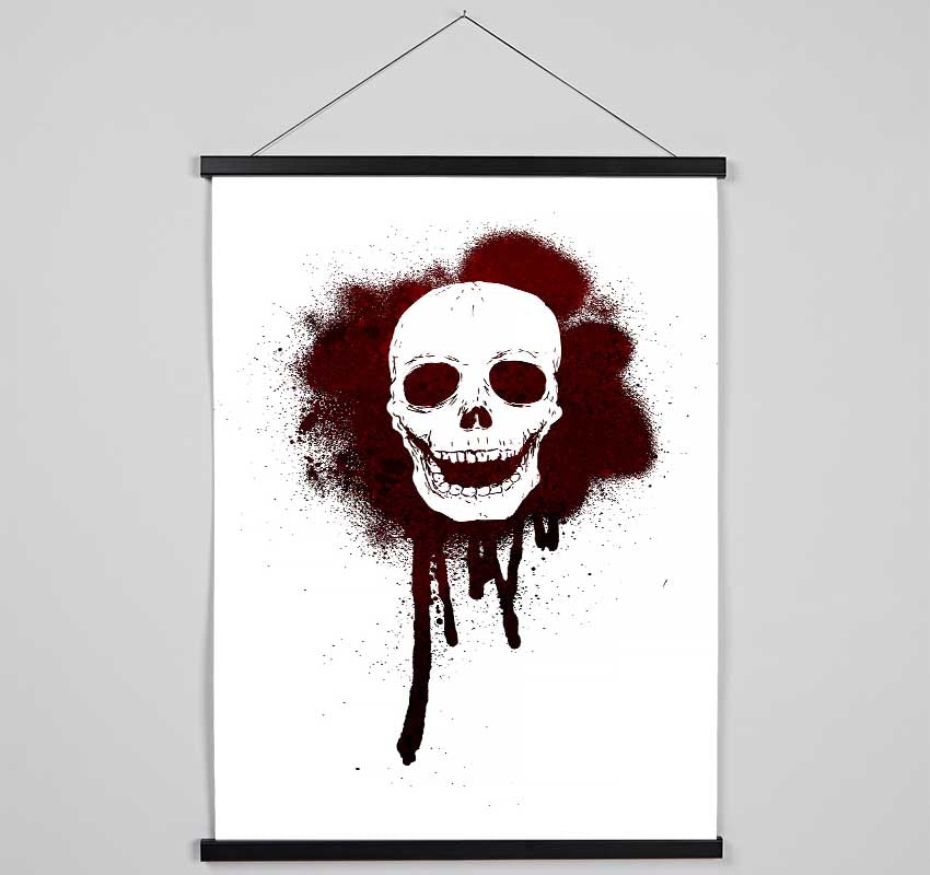 Spray Paint Skull Hanging Poster - Wallart-Direct UK