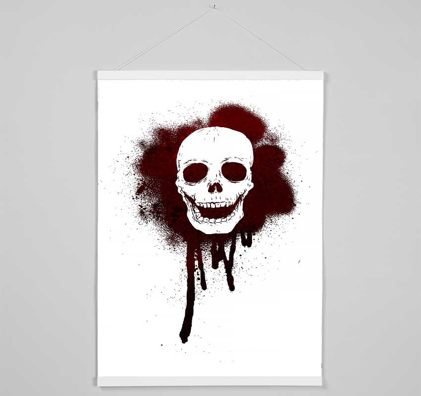 Spray Paint Skull Hanging Poster - Wallart-Direct UK