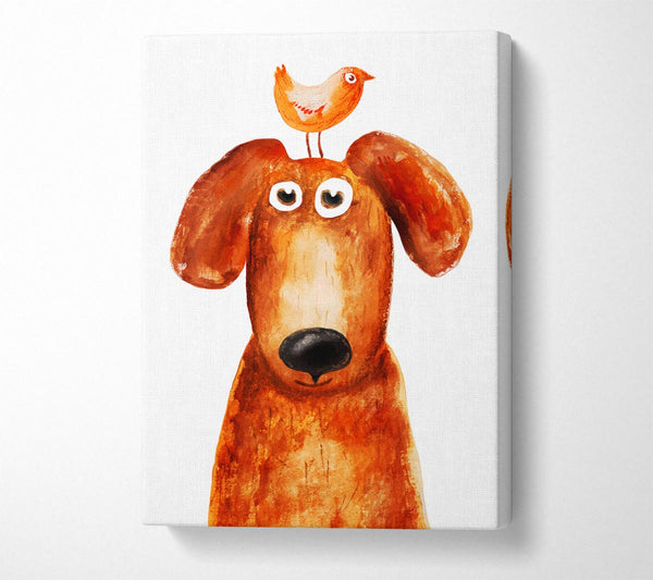 Picture of Wheres The Bird Dog Canvas Print Wall Art