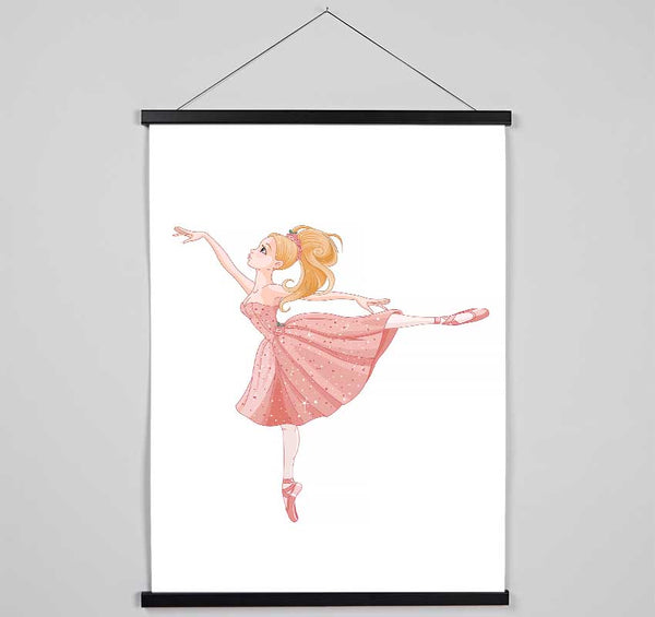 Elegant Ballerina Hanging Poster - Wallart-Direct UK