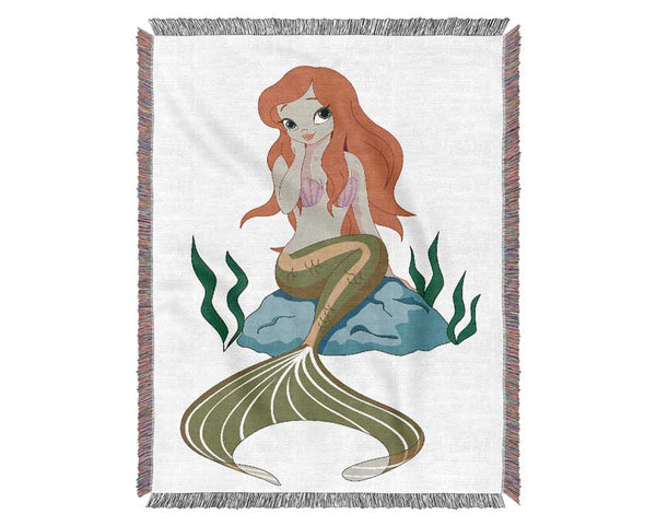 Mermaid Beauty Woven Blanket