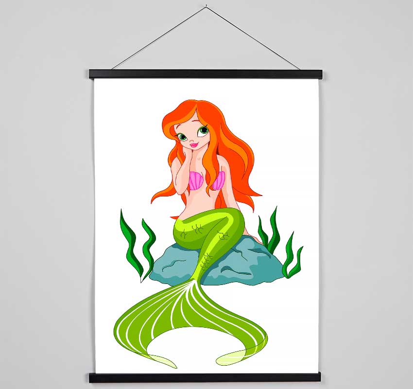 Mermaid Beauty Hanging Poster - Wallart-Direct UK