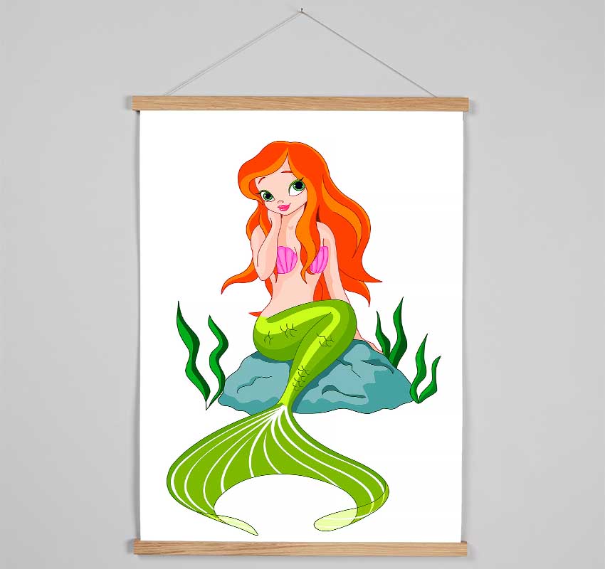 Mermaid Beauty Hanging Poster - Wallart-Direct UK