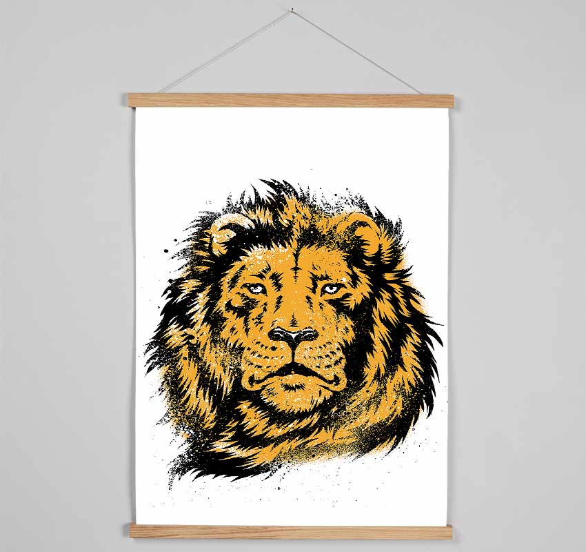 Proud Lion Hanging Poster - Wallart-Direct UK