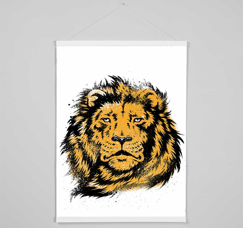 Proud Lion Hanging Poster - Wallart-Direct UK