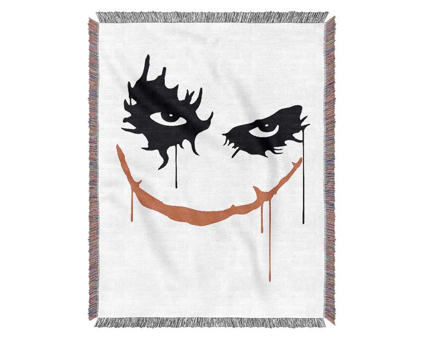 Joker Face Woven Blanket