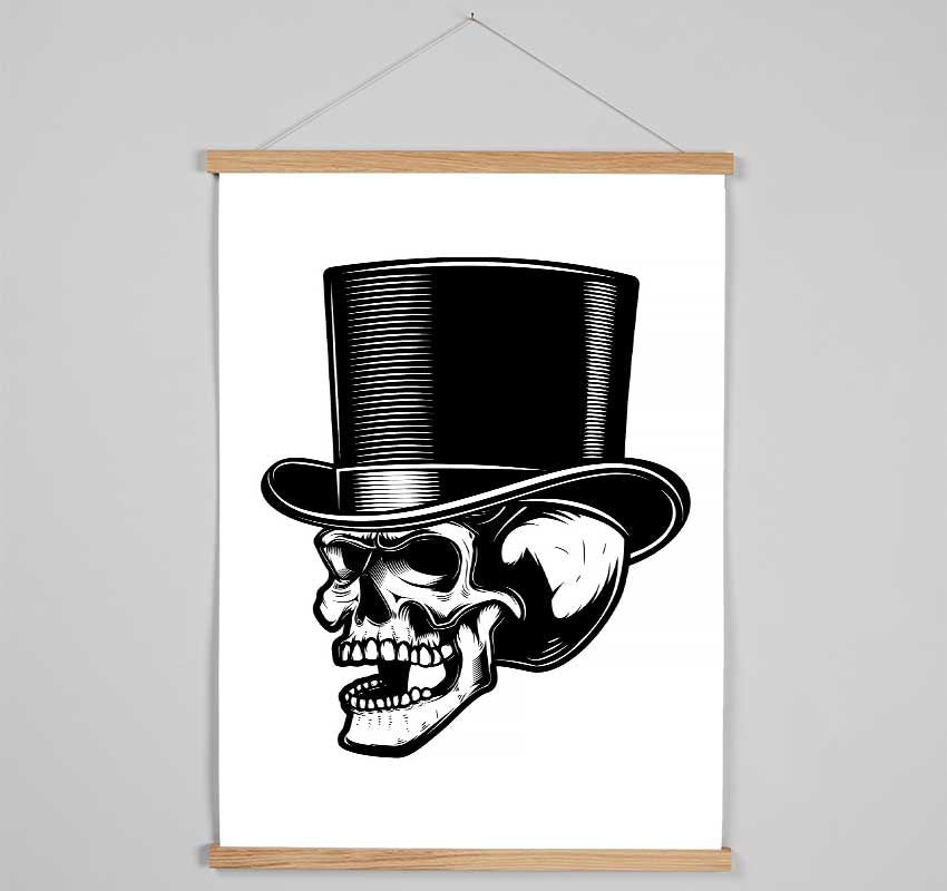 Top Hat Skull Hanging Poster - Wallart-Direct UK