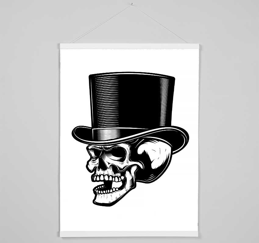 Top Hat Skull Hanging Poster - Wallart-Direct UK