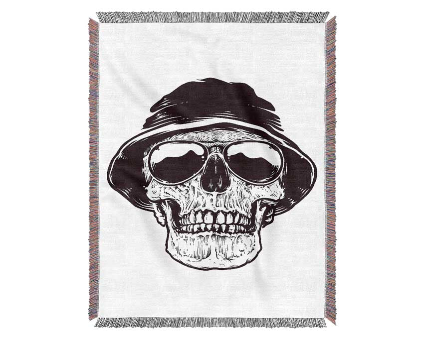 Cool Skull Woven Blanket