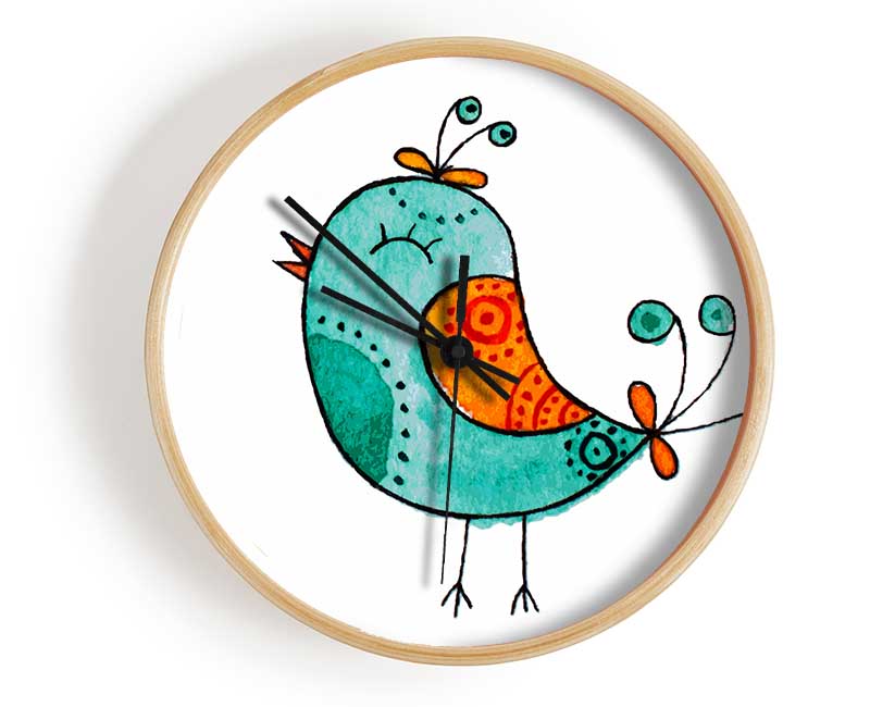 Cute Bird Clock - Wallart-Direct UK