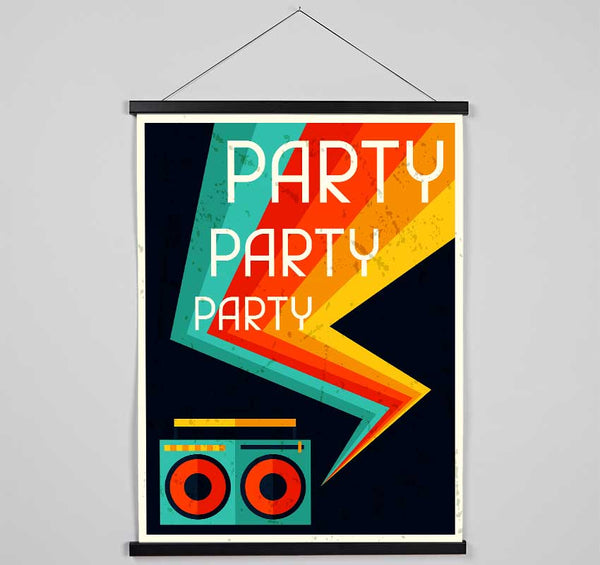 Party Party Party 1 Hanging Poster - Wallart-Direct UK