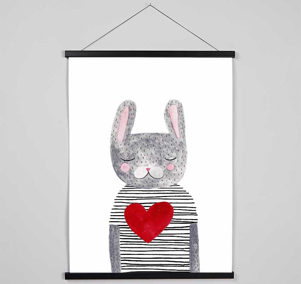 Cat Heart Hanging Poster - Wallart-Direct UK