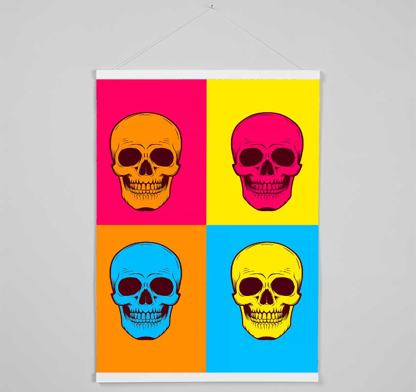 Funky Skulls Hanging Poster - Wallart-Direct UK