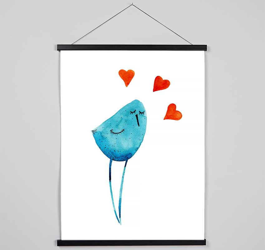 Bird Of Love Hanging Poster - Wallart-Direct UK