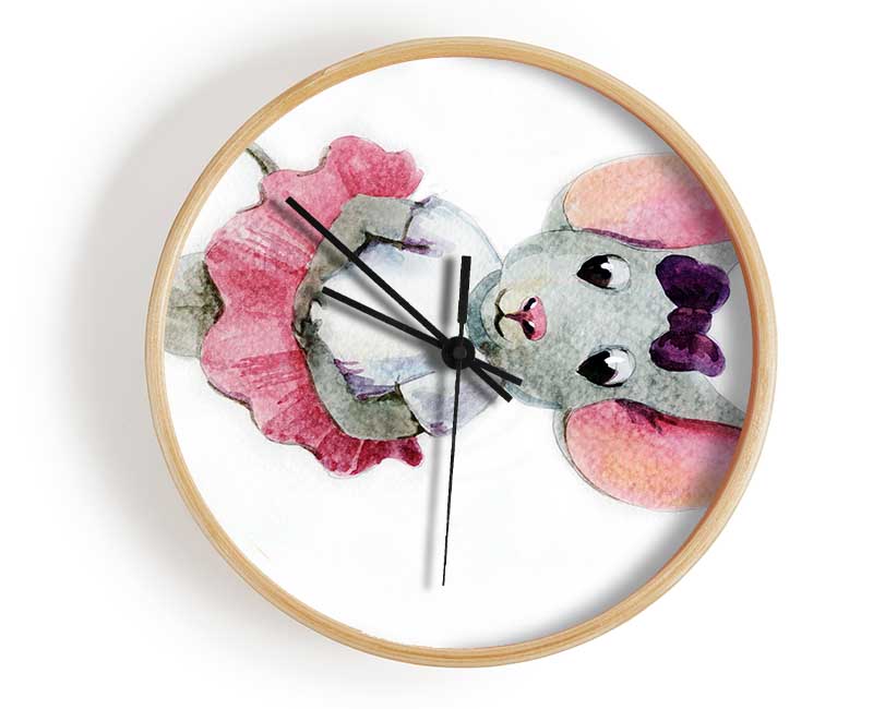 Ballerina Mouse 1 Clock - Wallart-Direct UK