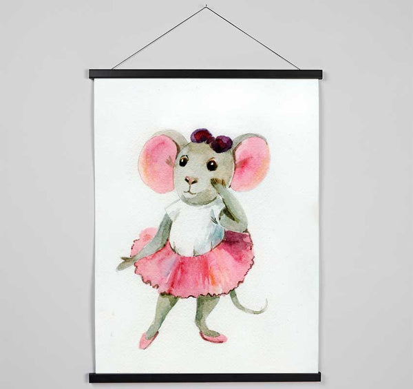 Ballerina Mouse 2 Hanging Poster - Wallart-Direct UK