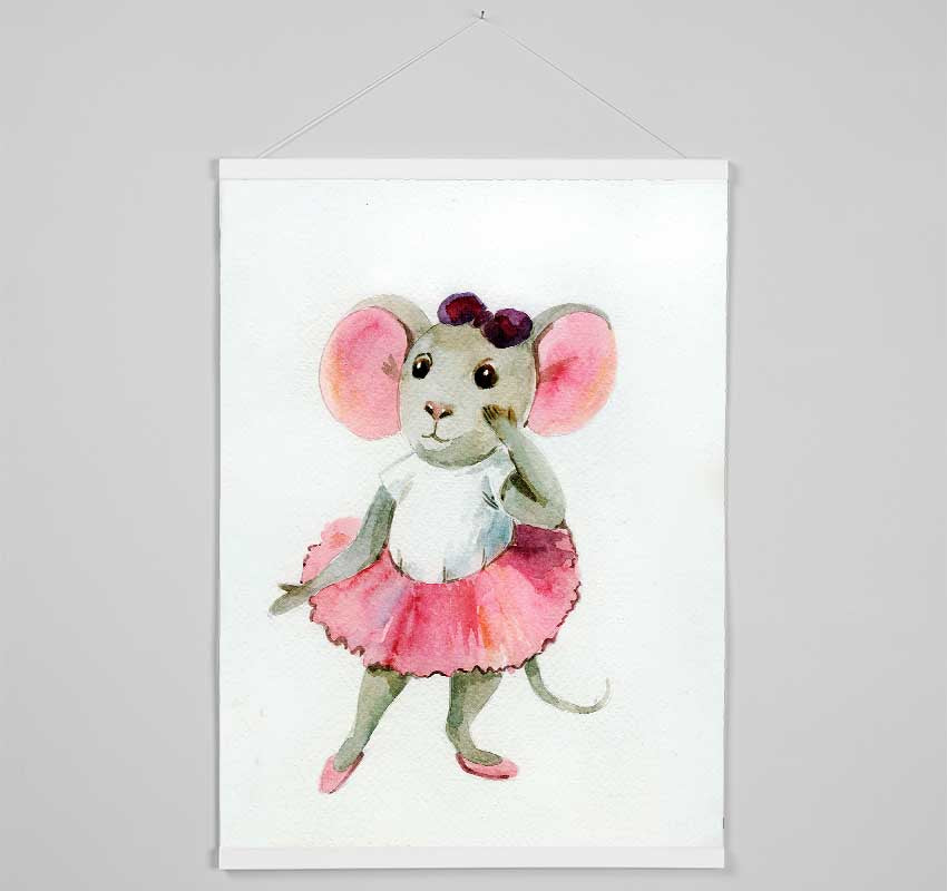 Ballerina Mouse 2 Hanging Poster - Wallart-Direct UK