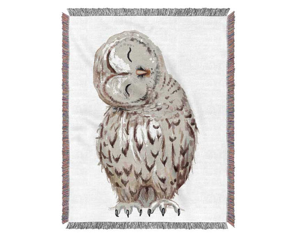 Owl Feathers Woven Blanket