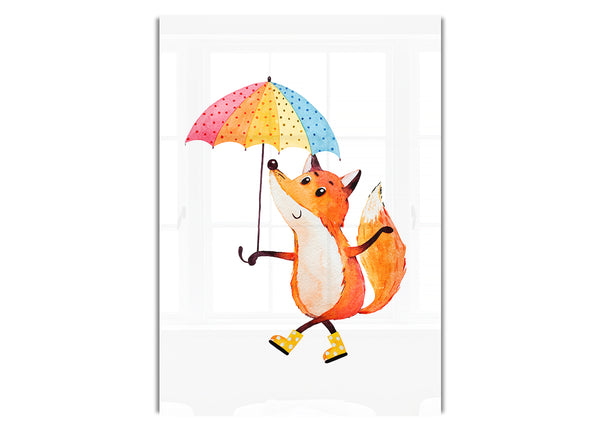 Foxy im Regen