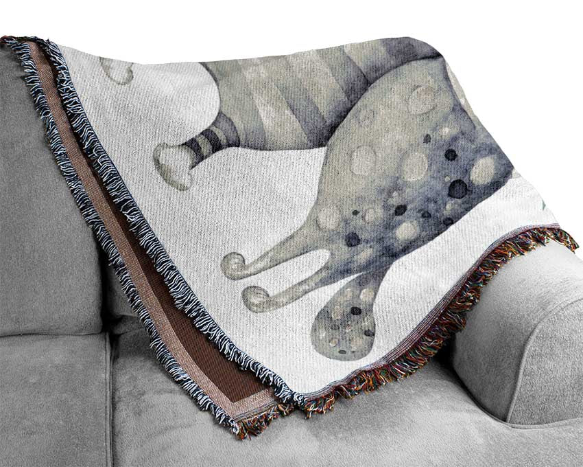 Cat Family Love Woven Blanket