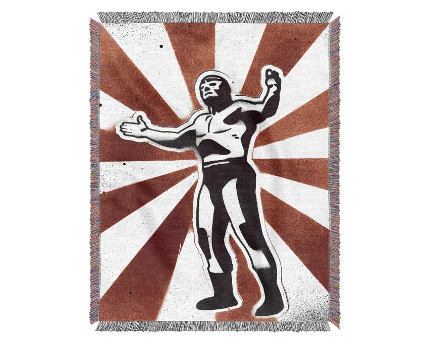 Wrestling Hero Woven Blanket