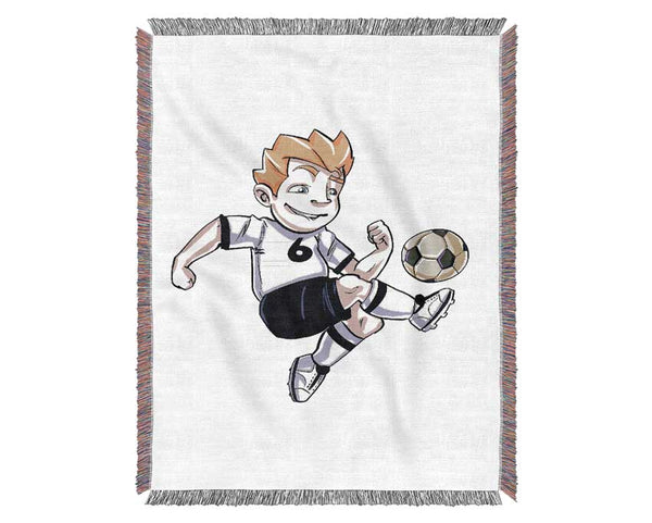 Football Skills Woven Blanket