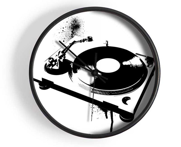 DJ Put The Record On Clock - Wallart-Direct UK