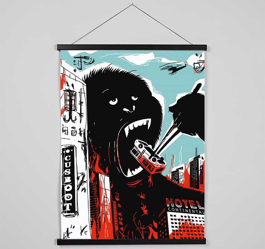 King Kong Chop Sticks Hanging Poster - Wallart-Direct UK