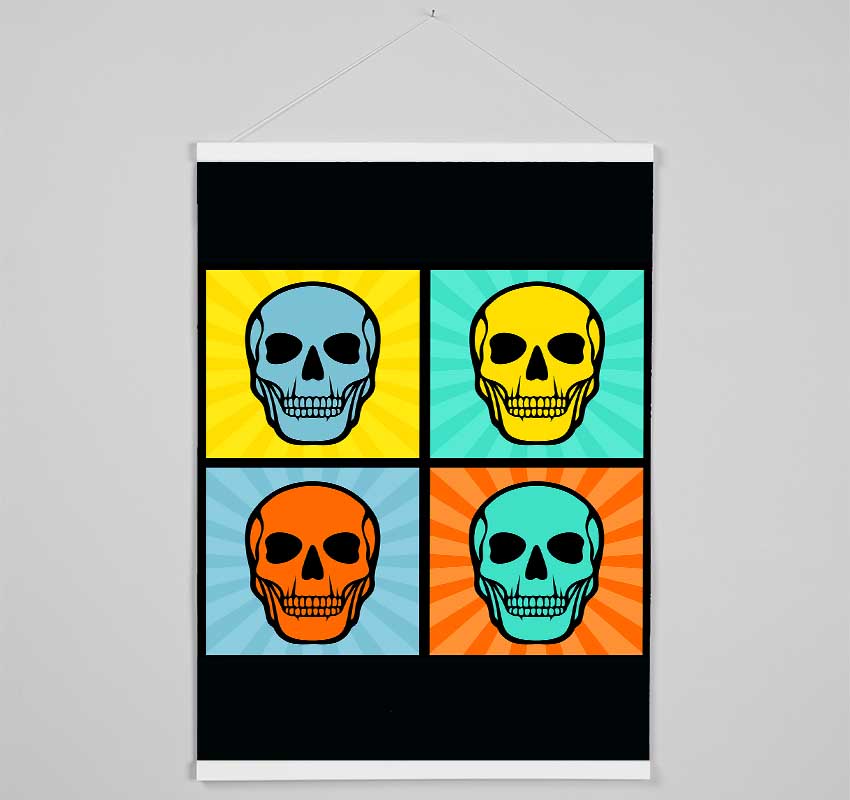 Smiling Skulls Hanging Poster - Wallart-Direct UK