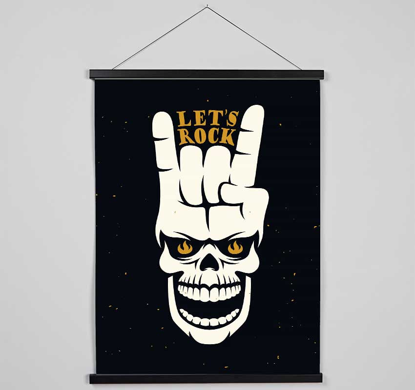 Lets Rock Hanging Poster - Wallart-Direct UK