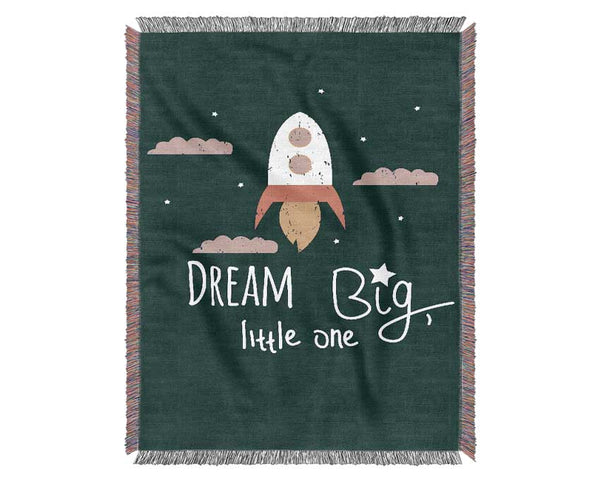 Rocket Dream Big Woven Blanket