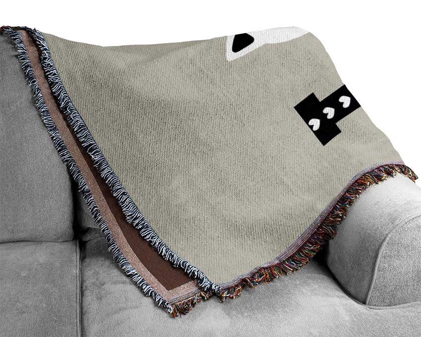 Love Cat Woven Blanket