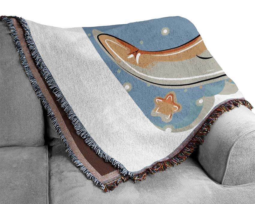 Bear In The Stars Woven Blanket