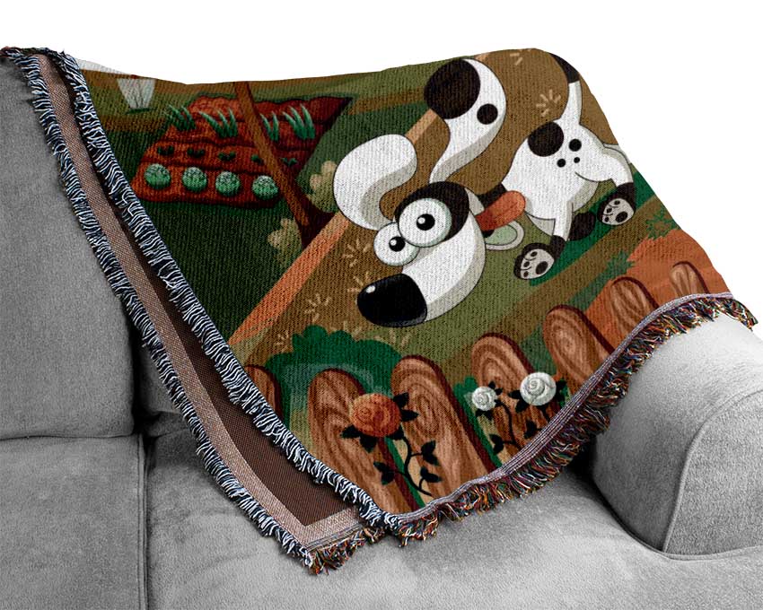 Animal Farm Fun Woven Blanket