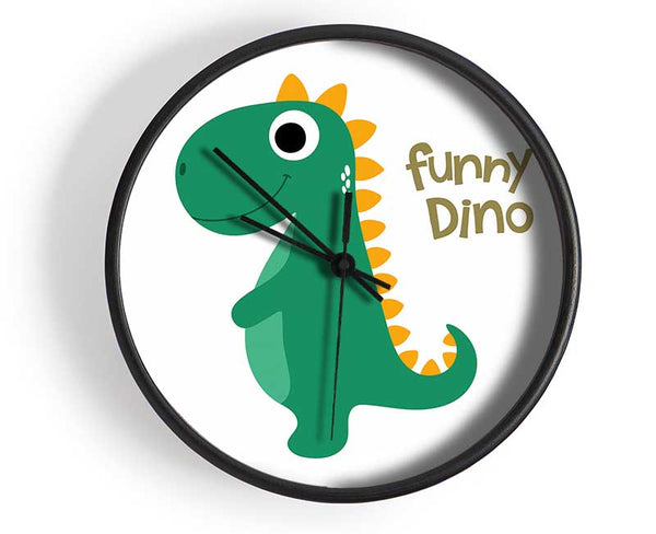 Funny Dino Clock - Wallart-Direct UK