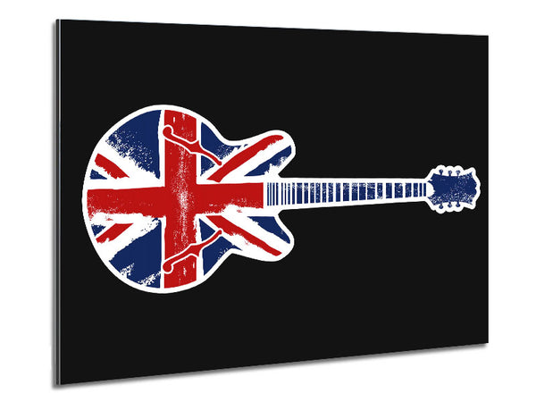 Guitar British Flag