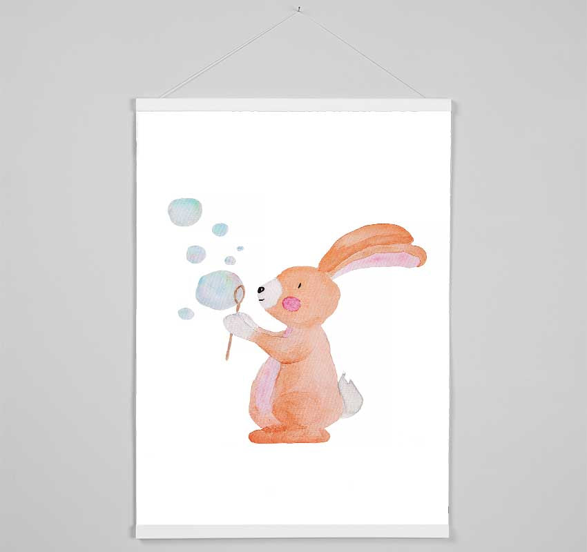 Bunny Bubble Love Hanging Poster - Wallart-Direct UK