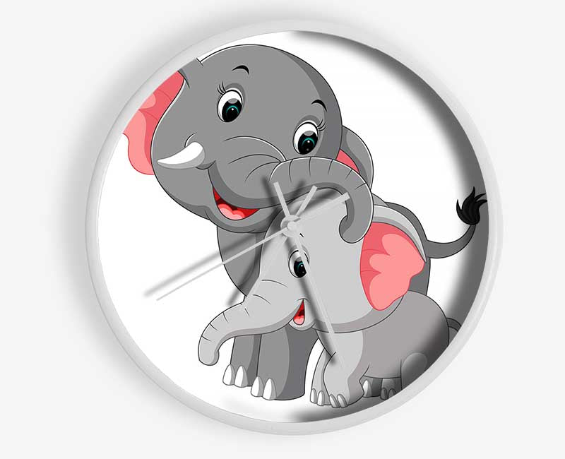 Mother And Baby Love Clock - Wallart-Direct UK