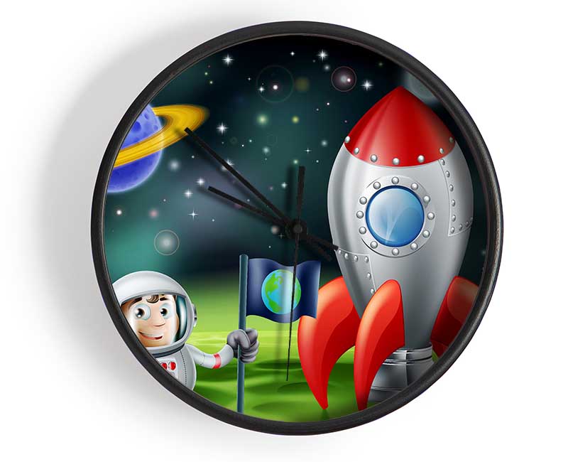 Space Boy Clock - Wallart-Direct UK