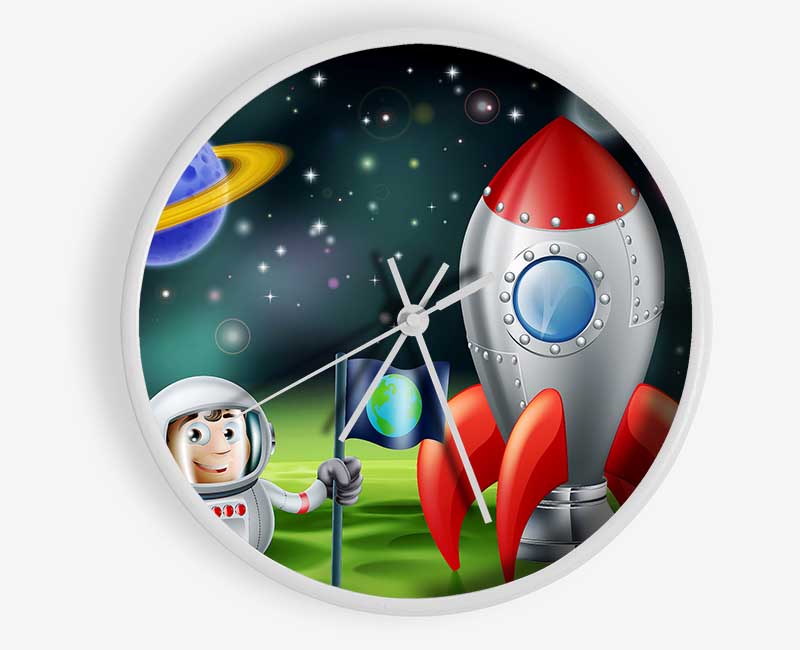 Space Boy Clock - Wallart-Direct UK