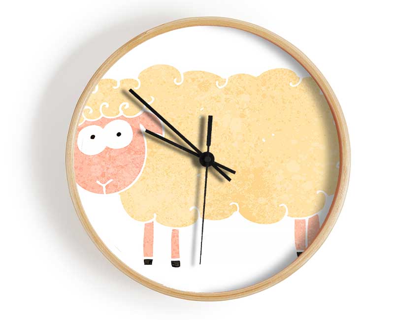 My Name Is Wooly Clock - Wallart-Direct UK