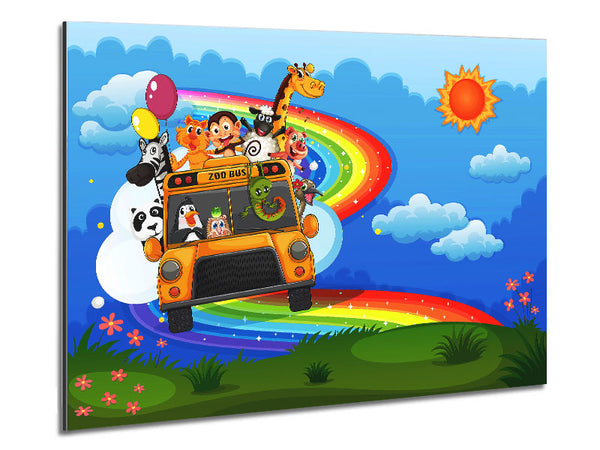 Rainbow Zoo Bus