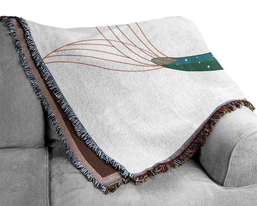 Pretty Mermaid Woven Blanket