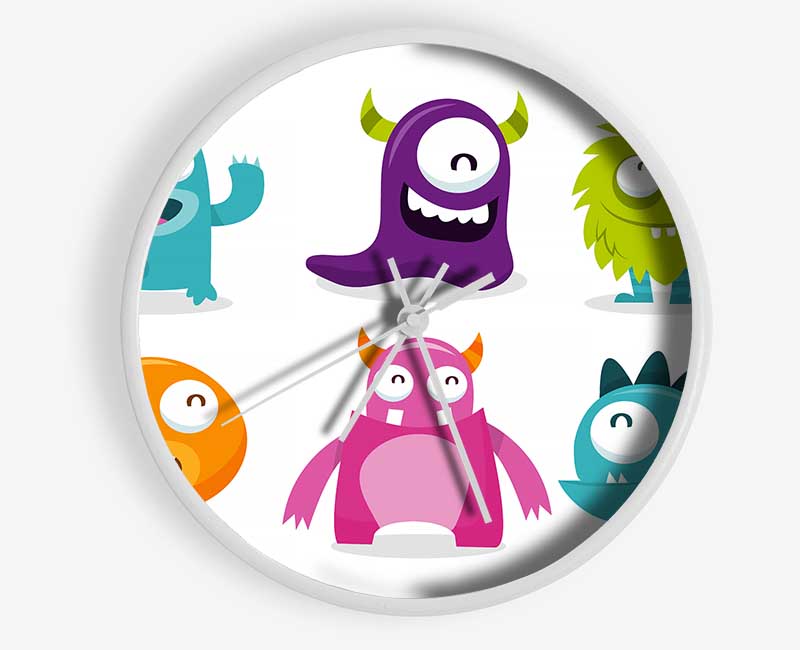 Monster Fun 1 Clock - Wallart-Direct UK