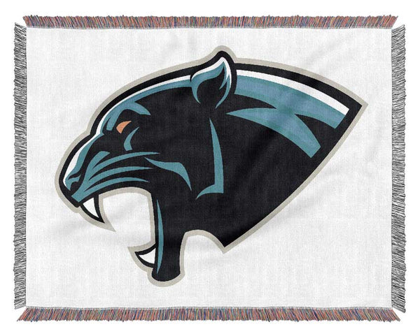 Panther Teeth 1 Woven Blanket