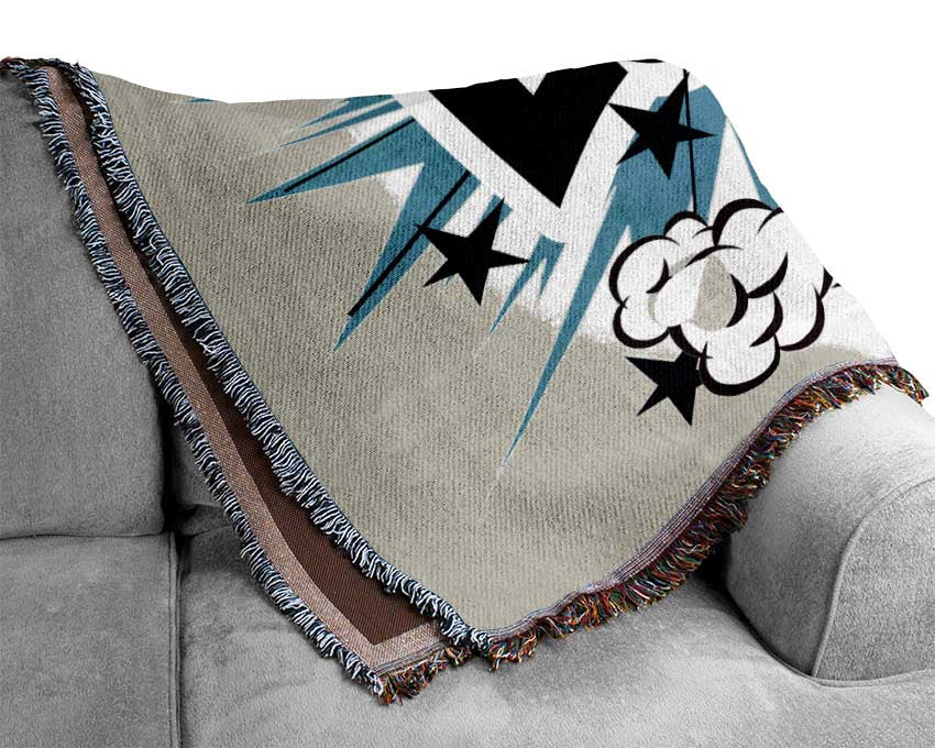 Love Pow Woven Blanket