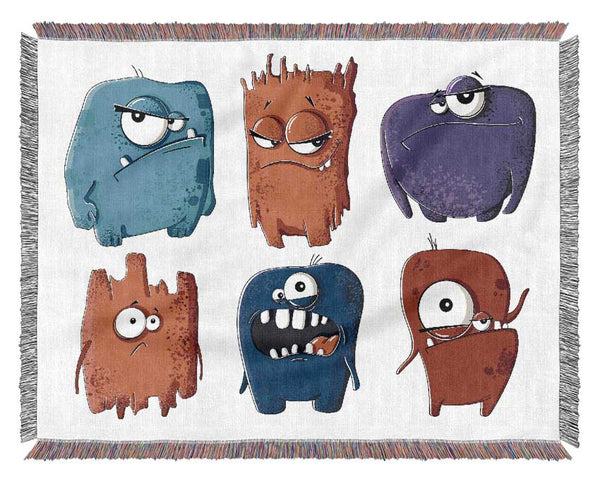 Monster Fun 2 Woven Blanket