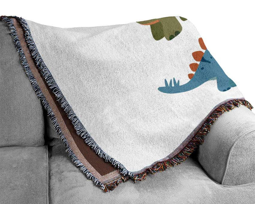 Dinosaur Tribe 2 Woven Blanket