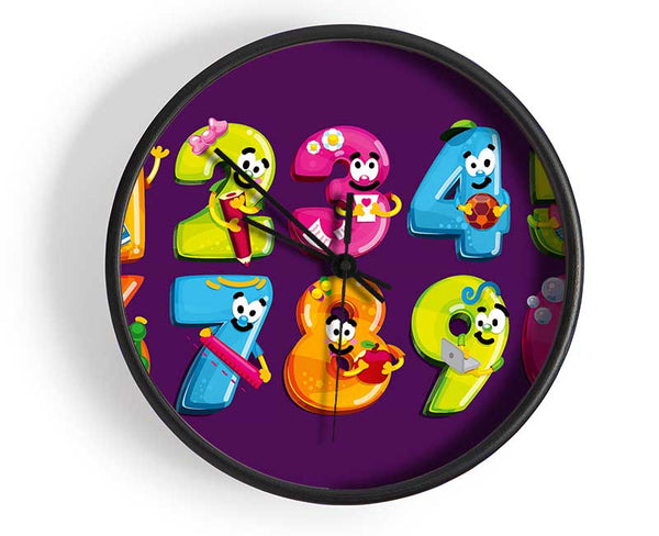 Happy Counting Clock - Wallart-Direct UK