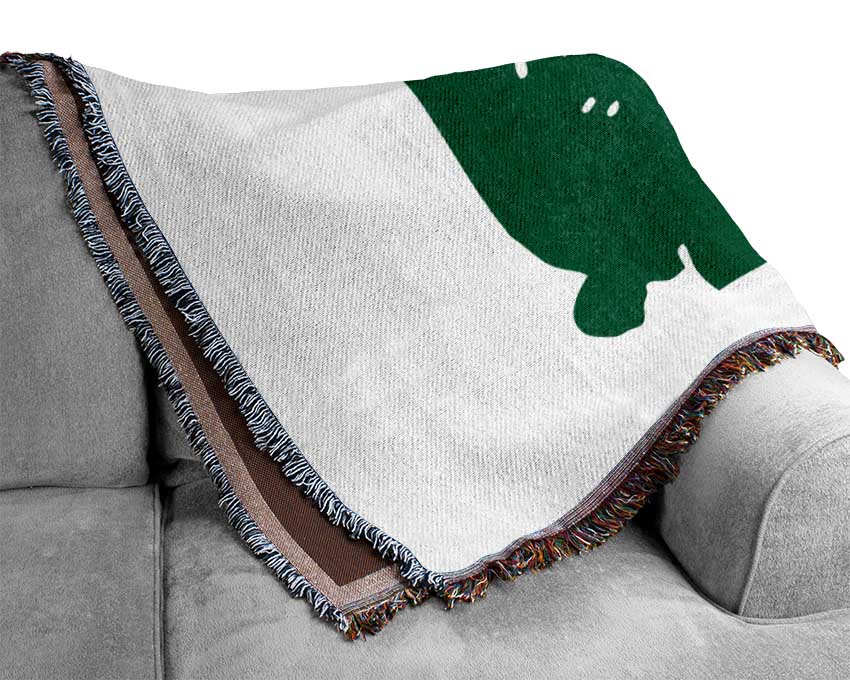 Dinosaur Talking Woven Blanket